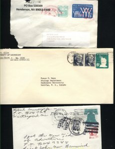 USA #U551, U562, U632   pus  stamps  used PD