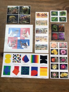 U.S. STAMP COMMEMORATIVE COMPLETE  SET , 112-STAMPS (2019) All MNH With Extras.