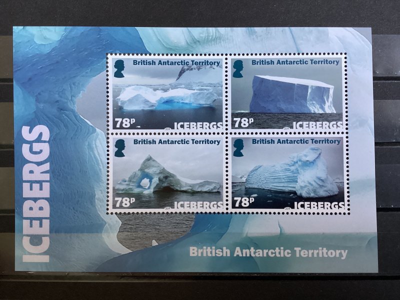 BAT - Postfris/MNH - Sheet Icebergs 2019