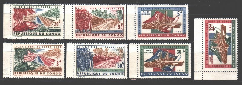 Kinshasa. 1963. 131-37. Forest industry, timber harvesting. MNH.