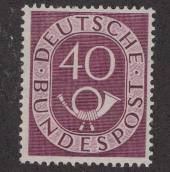 GERMANY 680 MINT HINGED POST HORNS ISSUE 1951