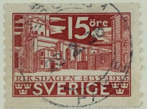 AlexStamps SWEDEN #244 XF Used SON