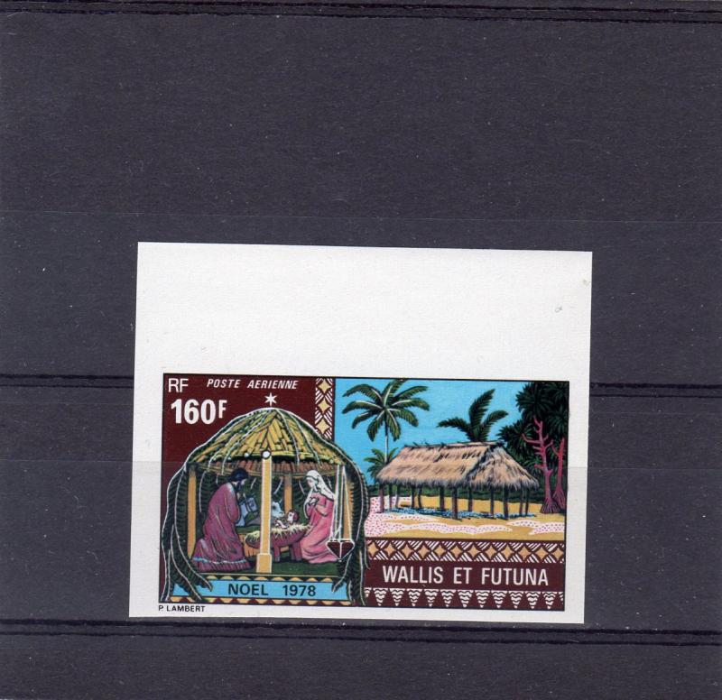 Wallis and Futuna Islands 1978 Sc#C83 Christmas (1) IMPERFORATED MNH VF