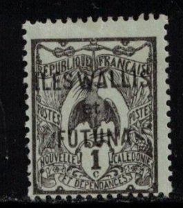 WALLIS & FUTUNA Scott # 1 MH - New Caledonia With Overprint