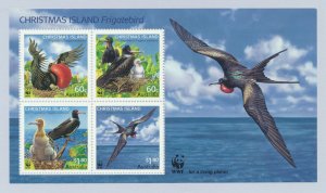 Australia  Christmas Island Frigate Bird 2010 SG MS680  MNH   SC# 488A    see...