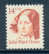 2176 14c Howe Fine MNH Dry Gum Plt/4 UL 1 F18355