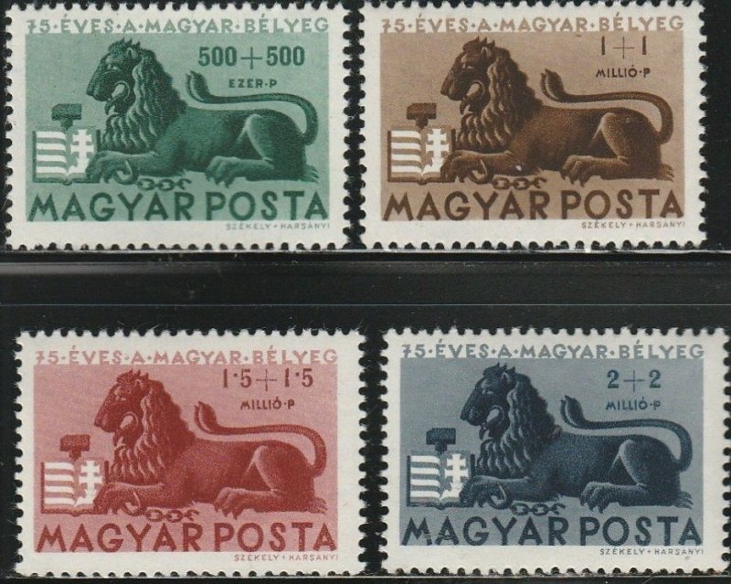 Hungry, #B186-B191 MNH  From 1946