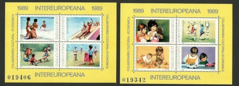 ROMANIA - MNH - BLOCK - CHILDREN'S - INTEREUROPEANA -1989.