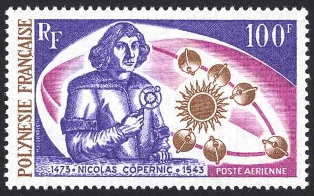 French Polynesia Sc# C95 MNH 1973 100fr Nicolaus Copernicus