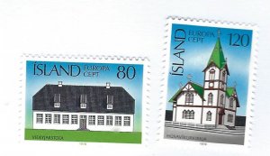 Iceland  SC#506-507 MNH VF...A fascinating spot!