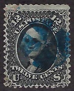 US Scott #85E Used F-VF with APS Cert Clean