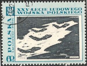 Poland 1619 (used) 60g WWII: fighter planes