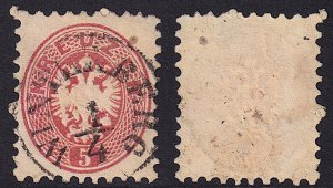 Austria - 1864 - Scott #24 - used - WINTERBERG pmk Czech Republic