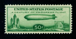 U.S. 1933 AIRMAIL - Baby Zeppelin  50c green Scott# C18 mint MNH** VF stamp