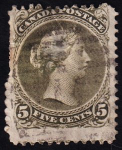 Canada Scott 26 (1875) Used F, CV $225.00 C