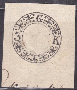 Austria - Hungary 1800's Revenue documentary Stamp 1817 Emp. Franz II Us...