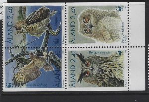 Aland Birds SC 122-5 MNH (5grr)