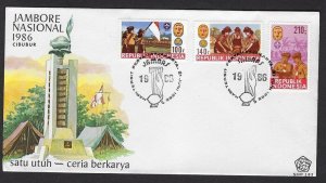 1986 Indonesia Boy Scout Jamboree FDC