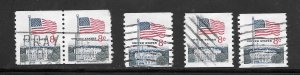 #1338G Used 5 stamps 10 Cent Lot (my6) Collection / Lot