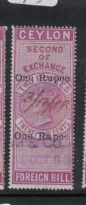 Ceylon Revenue BH 55 VFU (1dqx)