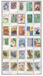 Japan Stamp Pictorials Collection - 700 Different Mounted Stamps