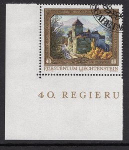 Liechtenstein   #650   cancelled  1978   Vaduz castle 40rp