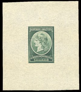 Argentina, Officials #O34, 1901 Correspondencia Official, vignette of Liber...