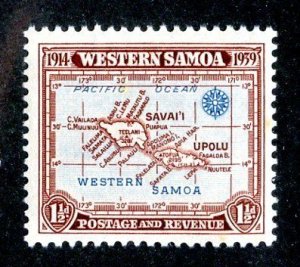 1939 Samoa Sc.#182 mnh** cv $2.00 (468 BCXX )