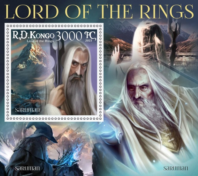 Stamps. Cinema. The Lord of the Rings 2023 year 6 sheets perforated MNH**