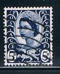 Great Britain Wales and Monmouthshire 11: 5p Elizabeth II, used, VF