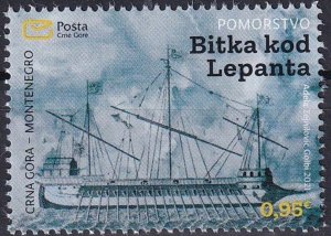 Montenegro 2021 MNH Stamps Scott 485 Lepanto Battle Sailing Ship