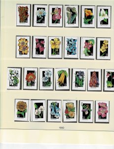 American Wildlife 50x 29c US Postage Singles on Pages Mounted #2286-2335