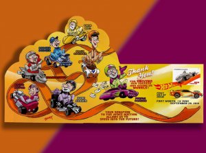 AFDCS Thanks Its Auction Donors w/Hot Wheels Pop-Up Mayhem! Sharkruiser DCP FDC!
