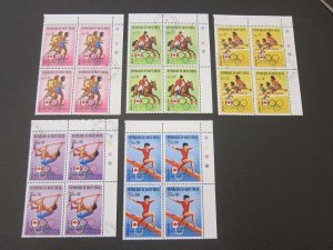 Upper Volta 1976 Sc 390-92,C231-2 CTO Olympic BLK(4) set FU