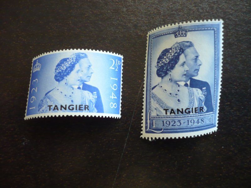 Stamps - British Offices in Morocco - Scott# 525-526 - MNH Set of 2 Stamps