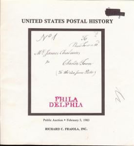 Frajola: Sale # 8  -  United States Postal History, Frajo...