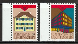 Liechtenstein Scott 924-25 MNHOG - 1990 EUROPA Issue - SCV $1.95