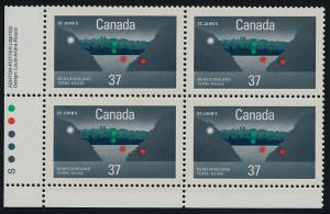 Canada 1214 BL plate Block MNH St John's Newfoundland Centennial