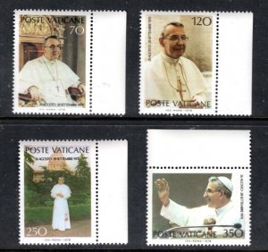 VATICAN 641-644 COMPLETE SET MNH VF POPE JOHN PAUL I