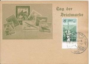 SAAR 1956 Radio Tower FDC, Sc #261 (49078)