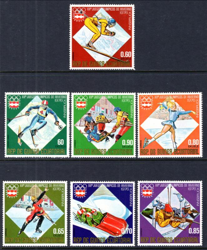 Equatorial Guinea 7610-7616 Olympics MNH VF