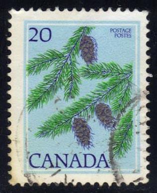 Canada #718 Douglas Fir; used (0.25)