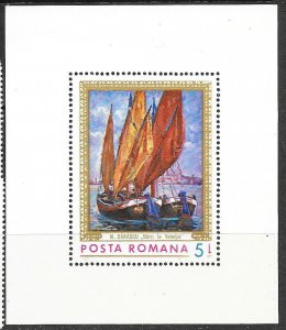 ROMANIA Sc 2268 NH souvenir sheet OF 1971 - ART