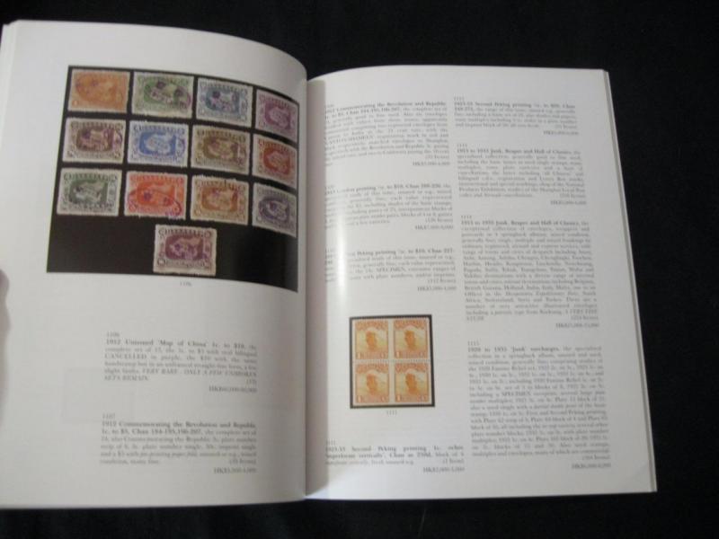 SOTHEBYS AUCTION CATALOGUE 1997 POSTAGE STAMPS OF CHINA 'LANE' COLLECTION
