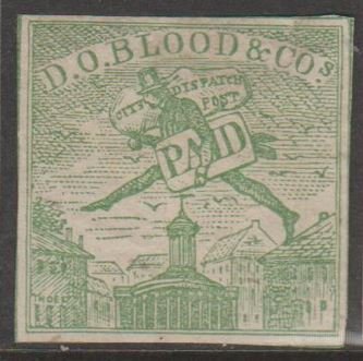 U.S. Scott #15L5 Locals Stamp - Mint Single - Counterfeit