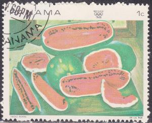 Panama 495 CTO 1968 Mexican Art: Watermelons