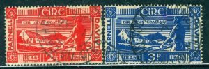 Ireland; 1946: Sc. # 133-134:  Used Cpl. Set