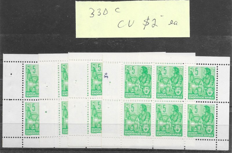 Germany #330c MNH - Sourvenir Sheet - CAT VALUE $2.00ea RANDOM PICK