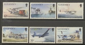 GUERNSEY 1989 GUERNSEY AIRPORT SG456/461 MNH