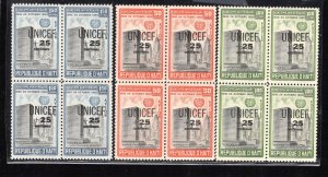 HAITI SC# B20+CB30-31 BKS/4 FVF/MNH